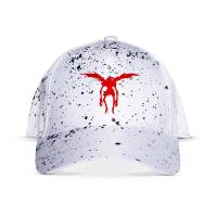 DEATH NOTE Ryuk Splash Adjustable Cap, White/Black (BA676716DTH)