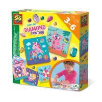 SES CREATIVE Giant Gems Diamond Painting Kit, 3 to 6 Years (14027)