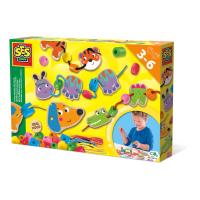 SES CREATIVE Lacing Animals Bead Set, 3 to 6 Years (14800)