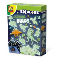 SES CREATIVE Explore Glowing Dinos Decorative Stickers, Five Years and Above (25127)