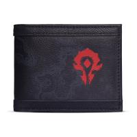 WORLD OF WARCRAFT Azeroth Map Bi-fold Wallet, Black (MW204853WOW)