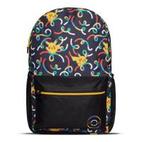 POKEMON Pikachu Sublimation All-Over Print Backpack, Black (BP021553POK)