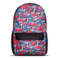 POKEMON Catch 'em All Sublimation All-Over Print Backpack, Black (BP108511POK)