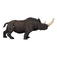 MOJO Wildlife Woolly Rhino Toy Figure, 3 Years or Above, Black/Brown (381009)