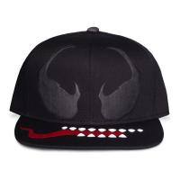 MARVEL COMICS Venom Expression Snapback Baseball Cap, Black/Grey (SB422584SPN)