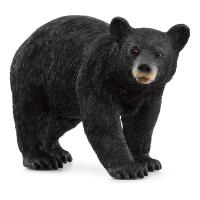 SCHLEICH Wild Life American Black Bear Toy Figure, 3 to 8 Years, Black (14869)