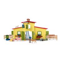 SCHLEICH Farm World Large Farm with Animals and Accessories Toy Playset, 3 to 8 Years, Multi-colour (42605)