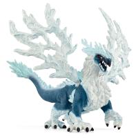 SCHLEICH Eldrador Creatures Ice Dragon Toy Figure, 7 to 12 Years, Blue/White (70790)