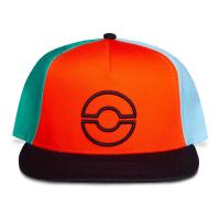 POKEMON Pokeball Snapback Baseball Cap, Multi-colour (SB386047POK)