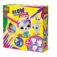 SES CREATIVE Blow Airbrush Pens Kittens Surprise, 5 Years and Above (14334)