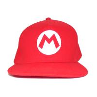 NINTENDO Super Mario Bros. Mario Badge Snapback Baseball Cap, Red (SGR-SMAR-008OS)