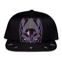 MARVEL COMICS Black Panther Mask Novelty Cap, Black (NH730548BPM)