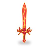 PAPO Fire Sword Foam Toy, Red/Yellow (20017)