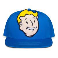 FALLOUT Vault Boy Felt Patch Novelty Snapback Baseball Cap, Blue (NH807821FOT)