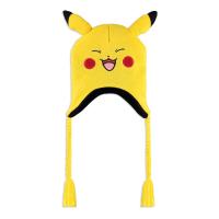 POKEMON Pikachu Novelty Knitted Sherpa Beanie, Yellow (KC051788POK)
