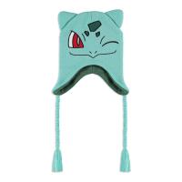 POKEMON Bulbasaur Novelty Sherpa Beanie, Turquoise (KC645225POK)