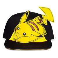 POKEMON Pikachu Novelty Cap, Black/Orange (NH220753POK)