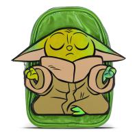 STAR WARS The Mandalorian 3D Grogu Patch Shiny Mini Backpack (MP865205STW)
