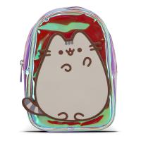 PUSHEEN THE CAT 3D Patch Shiny Mini Backpack, Multi-colour (MP841107PSH)