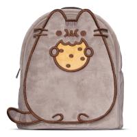 PUSHEEN THE CAT Snacking on a Cookie Novelty Mini Backpack, Beige (MP767088PSH)