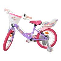 VOLARE Unicorn Purple 16-Inch Girls Children's Bike (61687)