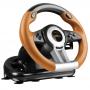 SPEEDLINK Drift O.Z. Racing Wheel with Pedals and Gear Stick for PC, Black/Orange (SL-6695-BKOR-01)