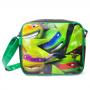 TEENAGE MUTANT NINJA TURTLES (TMNT) Turtles Character Faces Messenger Bag, Black/Green (MB301000TNT)