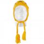 ADVENTURE TIME Jake Acrylic Beanie Hat with Braided Ties, Unisex, Yellow (KC0803ADV)