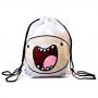 ADVENTURE TIME Finn and Jake Double Sided Design Drawstring Bag (CI0FJNADV)