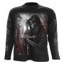SPIRAL Soul Searcher All-Over T-Shirt, Long Sleeve, Adult Male, Large, Black (DT229700-L)