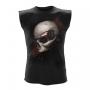 SPIRAL Skull Shock Top, Sleeveless, Adult Mens, Large, Black (WM122550-L)