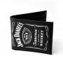 JACK DANIEL'S Bi-fold Classic Leather Wallet with Classic Embossed White Logo, Black (LW182135JDS)