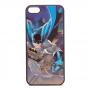 DC COMICS Batman iPhone 5 Comic Artwork Cover with 4D Effect, Black (PH0P86BTM)