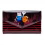 ADVENTURE TIME Fire Kingdom Envelope Purse Wallet, Female, Black/Red (GW0ZA8ADV)
