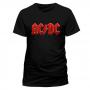 AC/DC Unisex Red Logo T-Shirt, Large, Black (PE12097TSBPL)