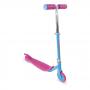 FUNBEE Two Wheel Scooter With Rear Brake And Adjustable Handlebars, Blue/Pink (OFUN66-F)