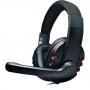 DYNAMODE Nemesis MX-878 Surround Sound USB Headphone with Microphone, Black/Red (MX-878)