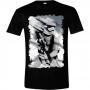 STAR WARS VII The Force Awakens Distressed StormTrooper T-Shirt, Male, Small, Black (CD104STW-S)
