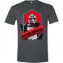 STAR WARS VII Men's The Force Awakens Captain Phasma Shield T-Shirt, Extra Large, Grey (CD118STW-XL)