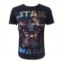 STAR WARS Darth Vader All-Over T-Shirt, Male, Extra Extra Large, Black (TS090700STW-2XL)