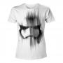STAR WARS VII The Force Awakens Distressed Stormtrooper T-Shirt, Male, Large, White (TS204396STW-L)