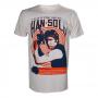 STAR WARS Vintage Han Solo 'I'm In It For the Money' Rock Poster T-Shirt, Male, Large, White (TS250028STW-L)