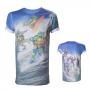 TEENAGE MUTANT NINJA TURTLES (TMNT) Surfing Turtles All-Over Sublimation T-Shirt, Male, Small, Multi-Colour (TS2DS7TMT-S)