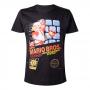 NINTENDO Super Mario Bros. Adult Male Classic NES Games Case T-Shirt, Extra Large, Black (TS201472NTN-XL)