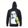 STAR WARS Stormtrooper Retro Style Full Length Zipper Hoodie, Male, Medium, Black (HD603402STW-M)