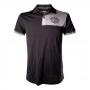 JACK DANIEL'S Adult Male Old No.7 Brand Polo Shirt, Small, Black/Grey (PO255618JDS-S)