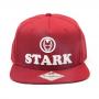 MARVEL COMICS Iron Man Tony Stark 3D Logo Snapback Baseball Cap, Unisex, Red (SB014895IRN)