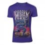 MARVEL COMICS The Incredible Hulk Battles Inhumans T-Shirt, Male, Small, Purple (TS210800MAR-S)