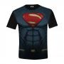 DC COMICS Batman vs Superman: Dawn of Justice Superman Costume T-Shirt, Kid's Boy, 8/128, Years 7 to 8, Multi-Colour (CDB013BVS-8)
