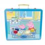 PEPPA PIG Art Tin Case with 60pc Creative Accessories Kit, Blue (CPEP132)